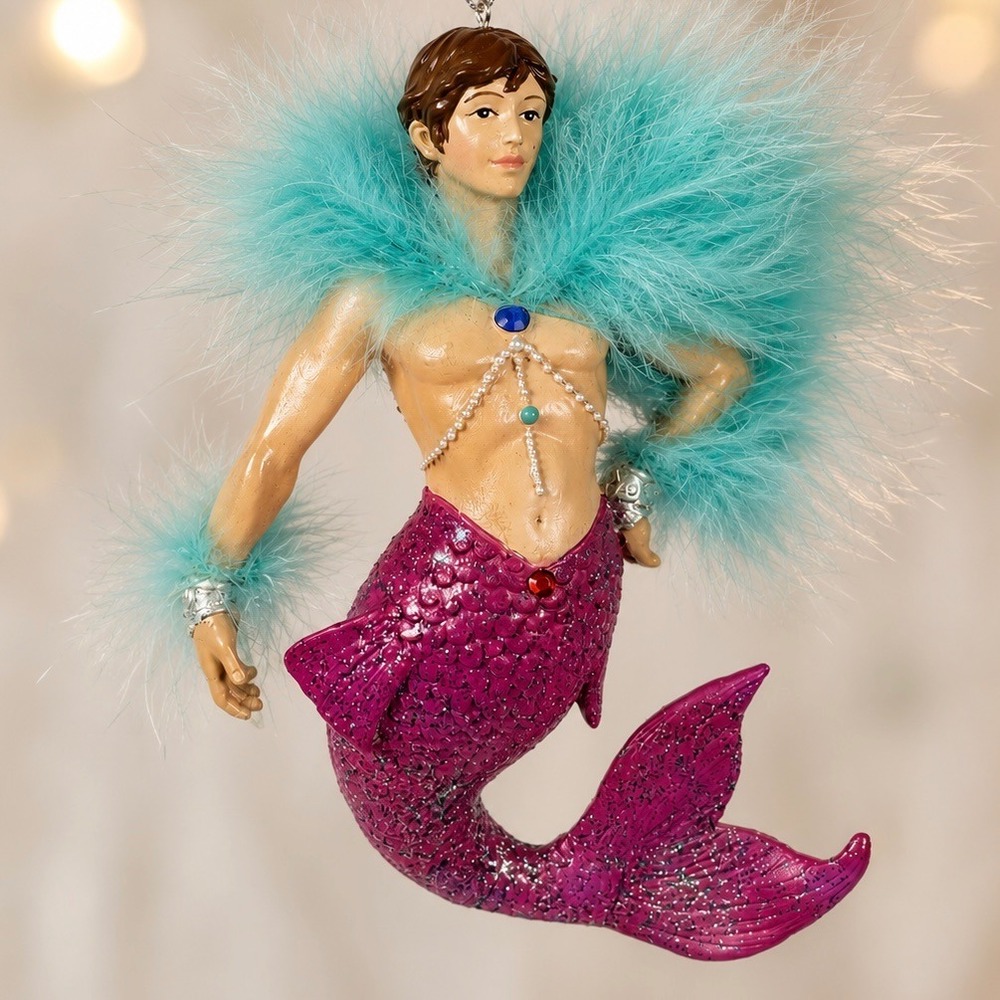 VTG 2003 December Diamonds Retired Jonathon Merman Ornament  Hard to Find